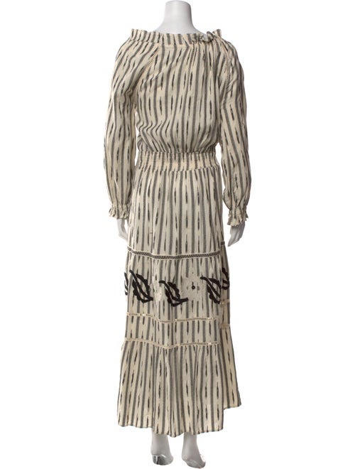 Miss June Printed Long Dress