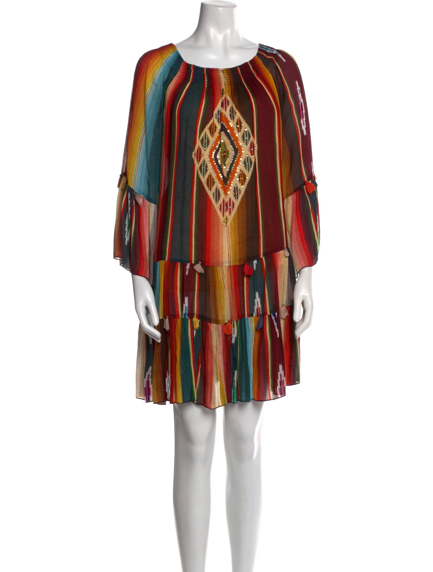 Miss June Printed Mini Dress