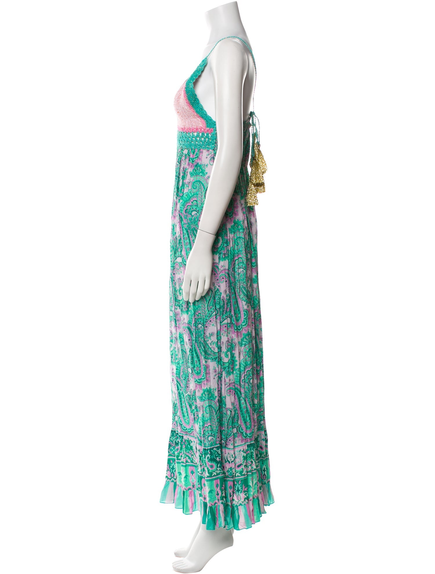 Miss June Printed Long Dress