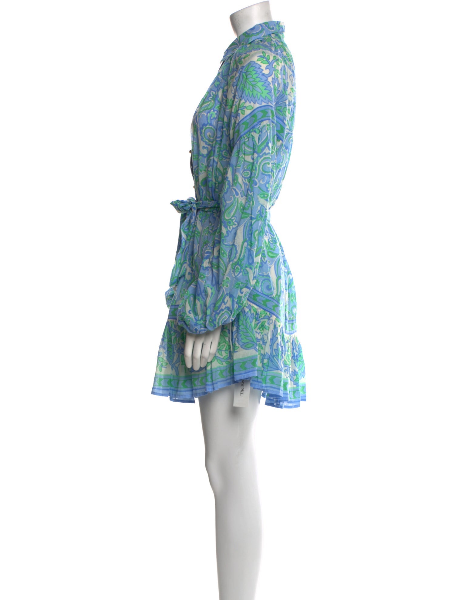 Miss June Paisley Print Knee-Length Dress
