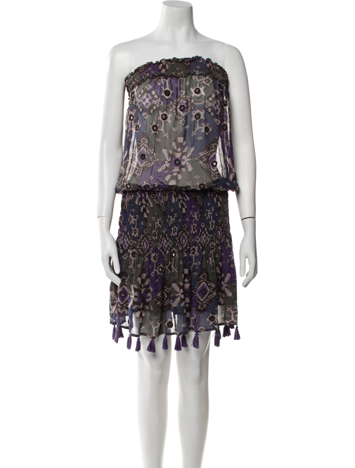 Miss June Printed Mini Dress