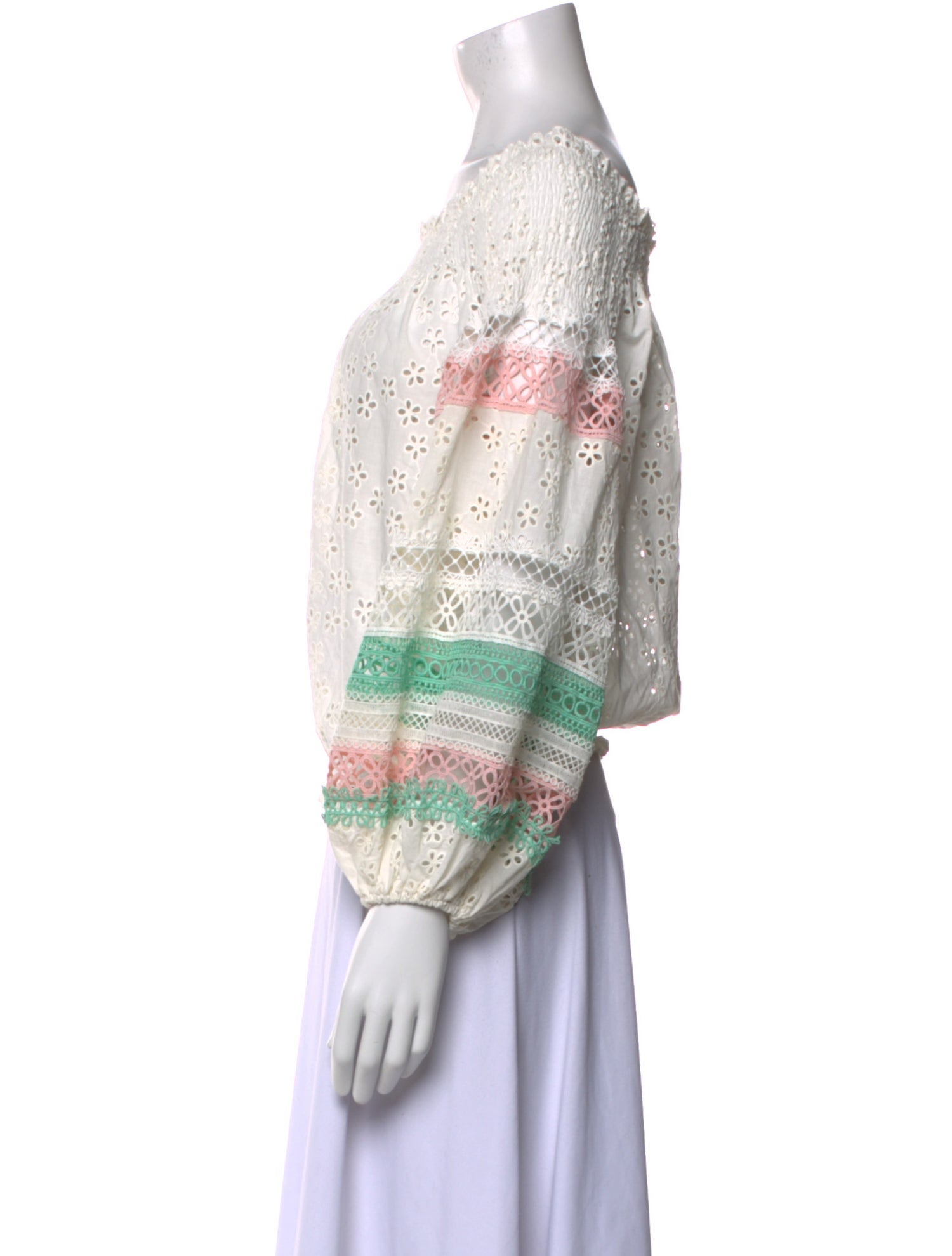 Miss June Printed Off-The-Shoulder Blouse