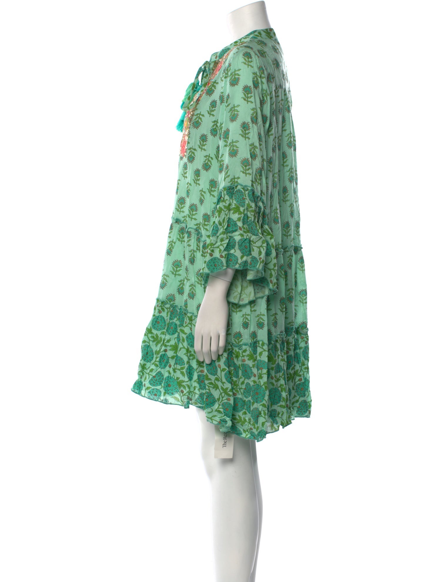 Miss June Floral Print Mini Dress