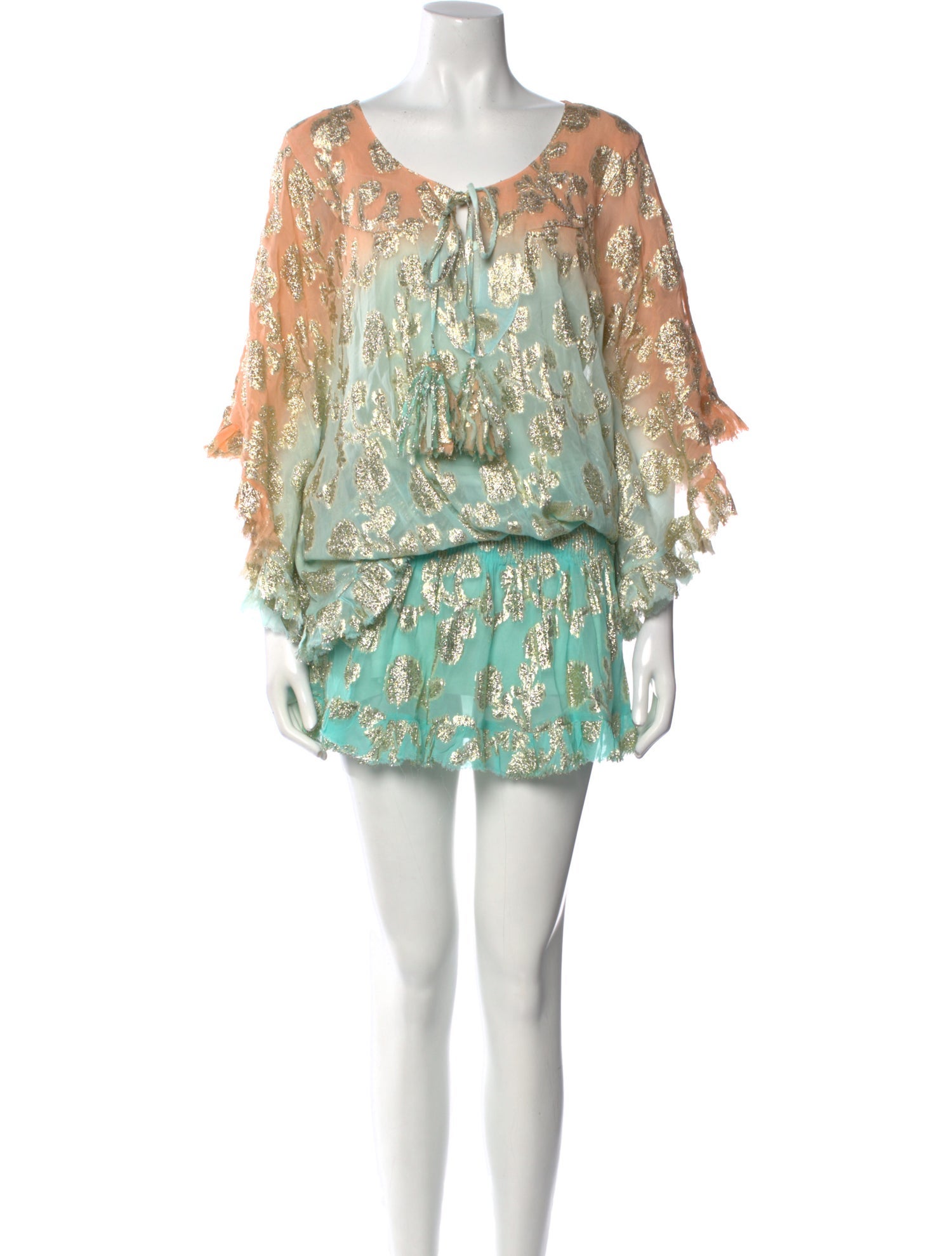 Miss June Printed Mini Dress