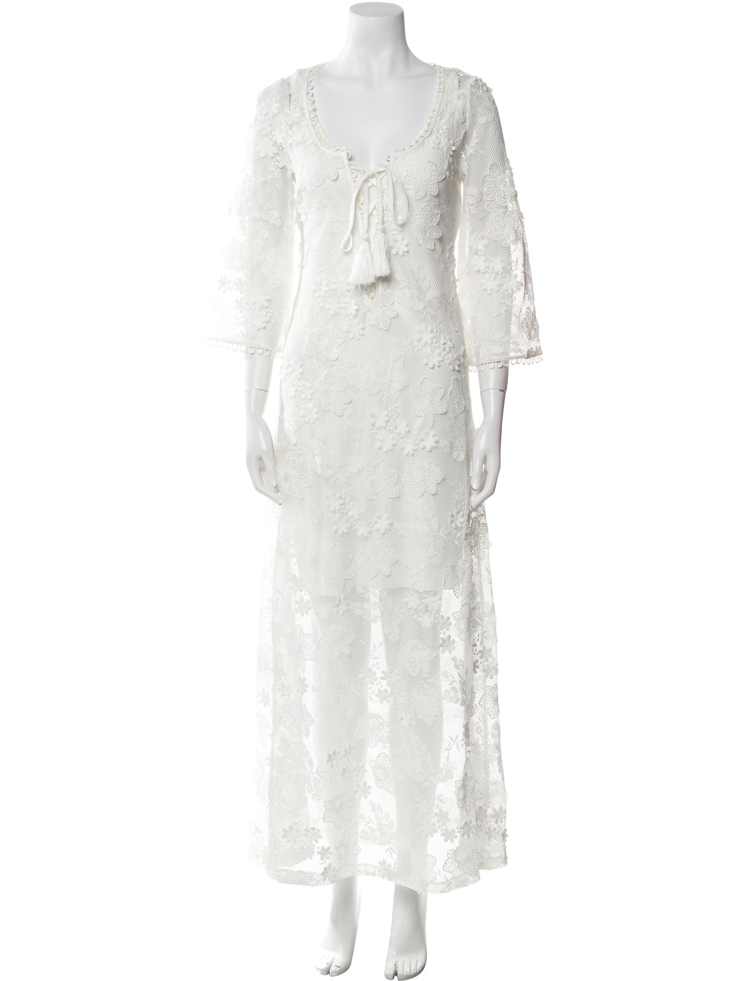 Miss June V-Neck Long Dress