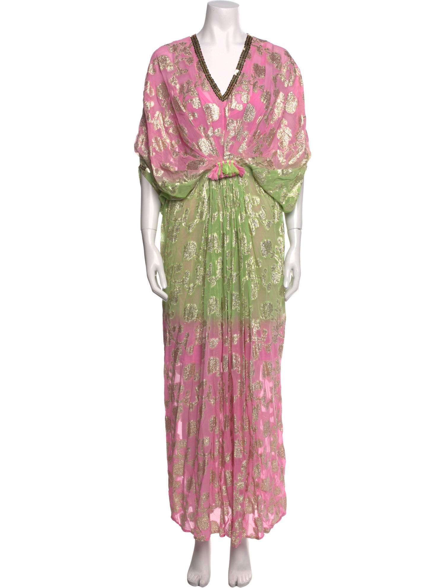 Miss June Printed Long Dress