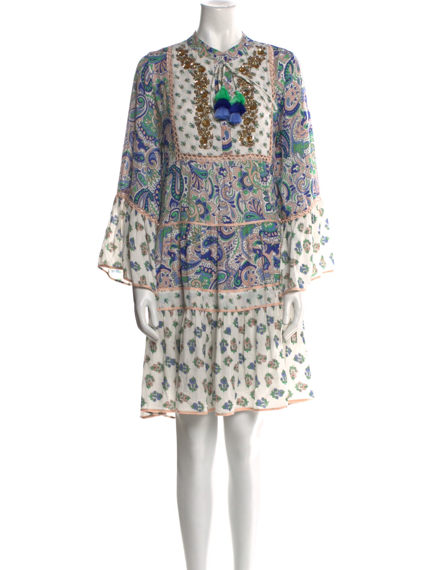 Miss June Printed Mini Dress