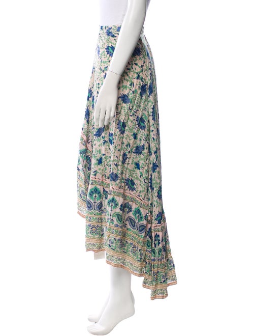 Miss June Floral Print Long Skirt