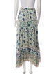 Miss June Floral Print Long Skirt