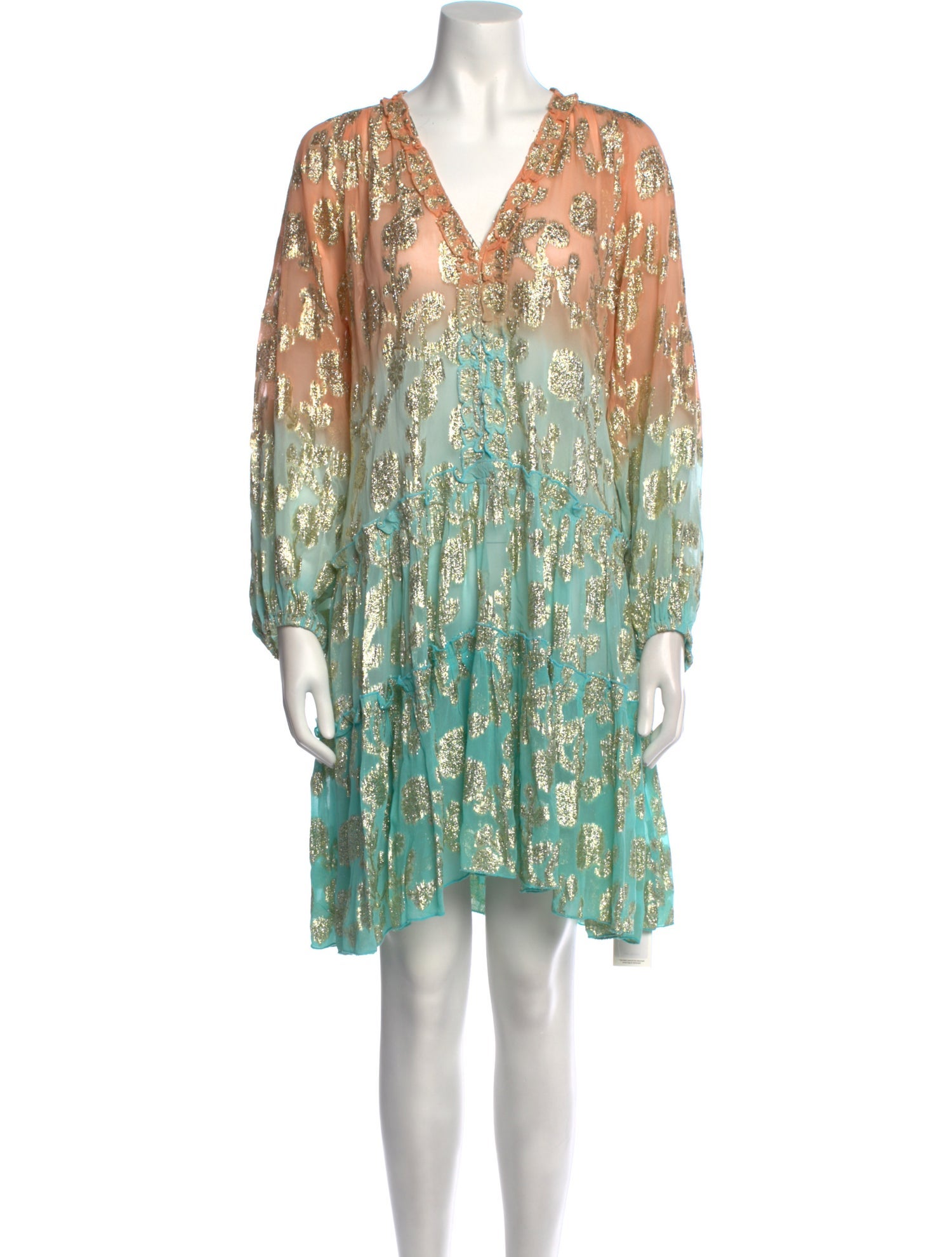 Miss June Floral Print Knee-Length Dress