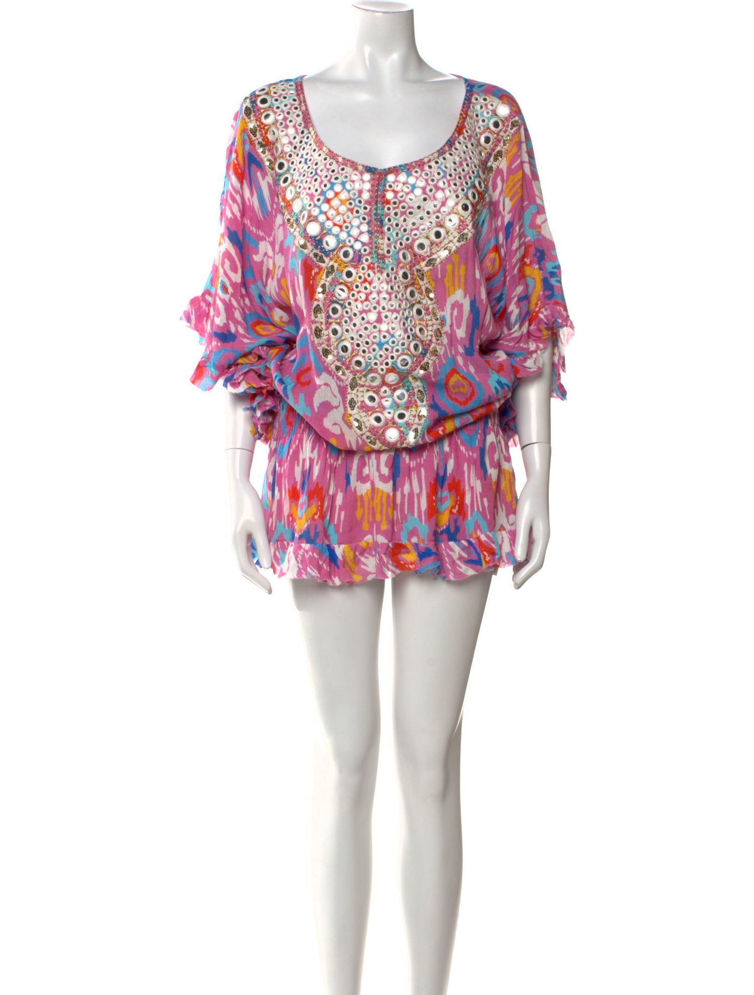 Miss June Printed Mini Dress