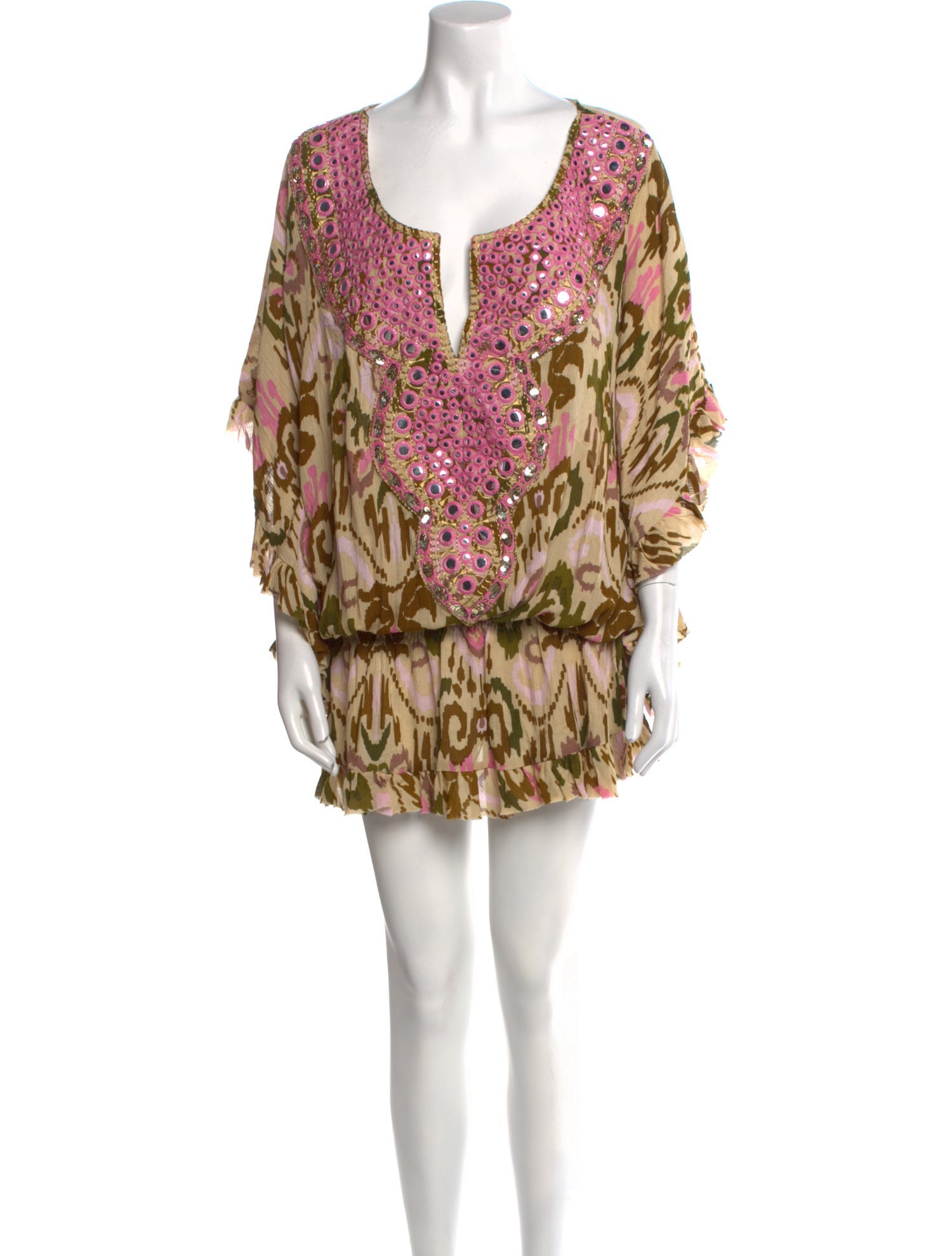 Miss June Printed Mini Dress