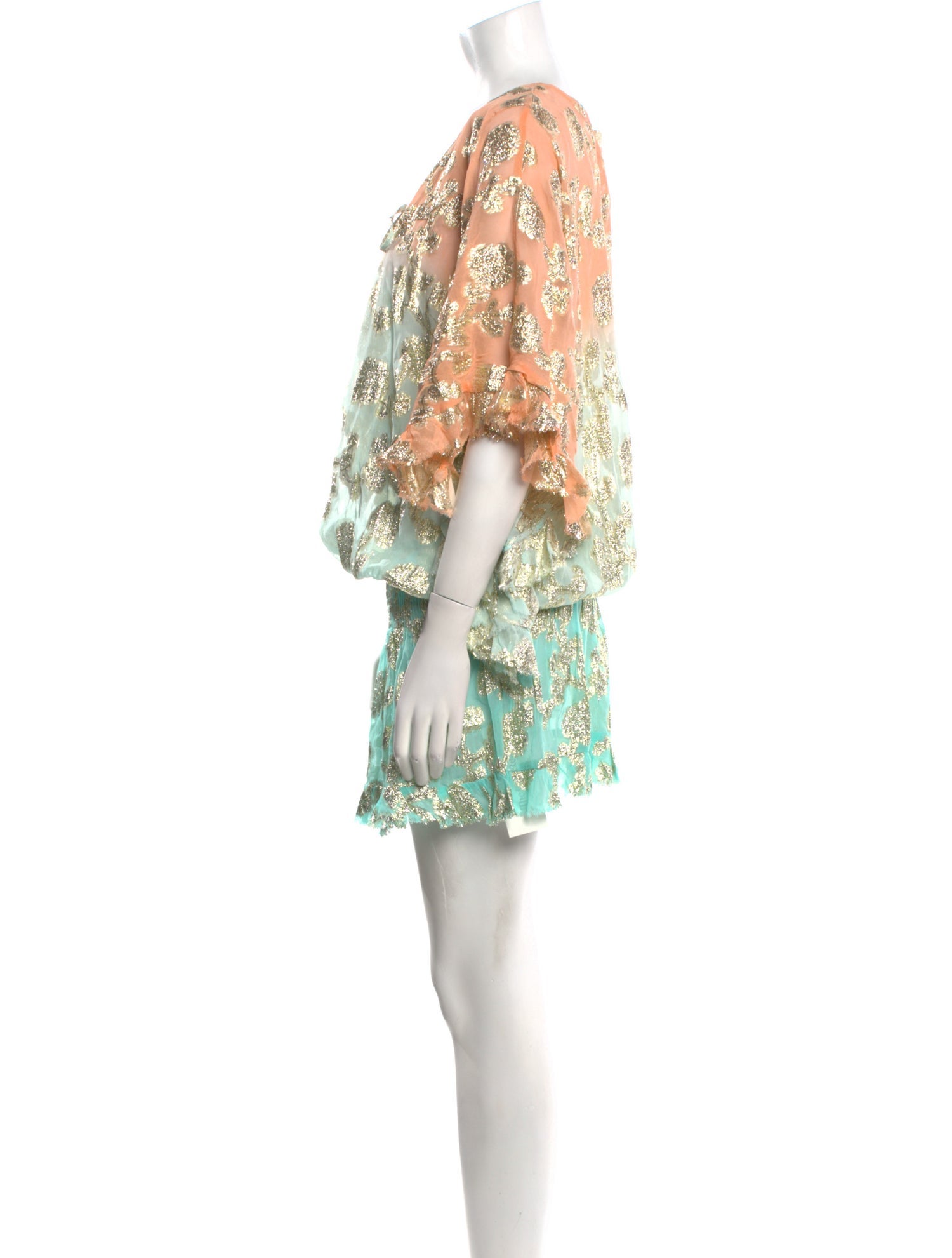 Miss June Printed Mini Dress