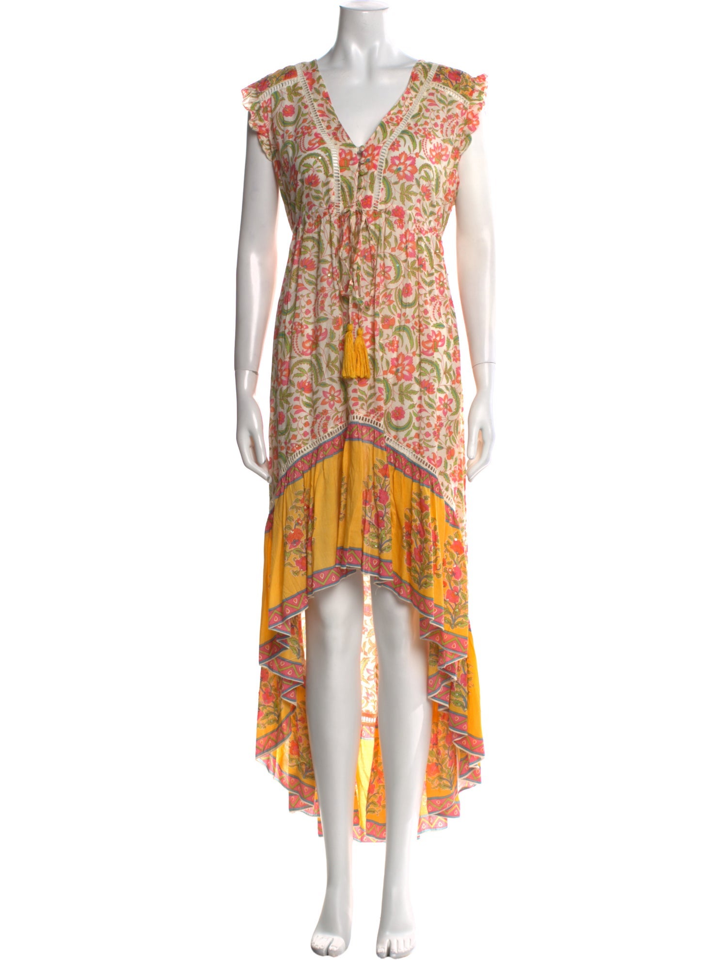 Miss June Printed Long Dress