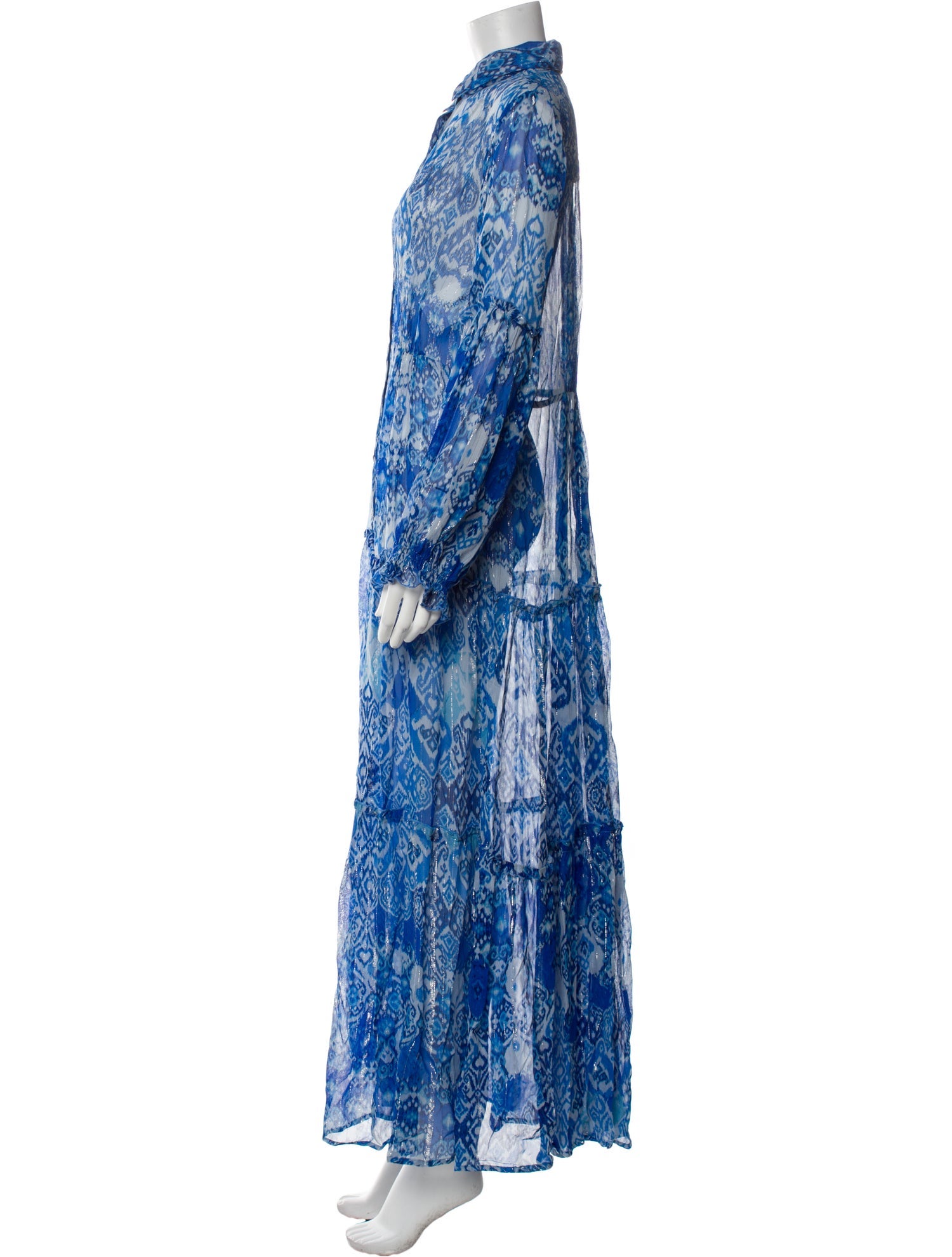 Miss June Printed Long Dress