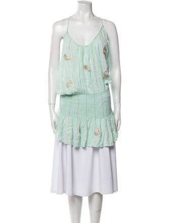 Miss June Printed Scoop Neck Tunic