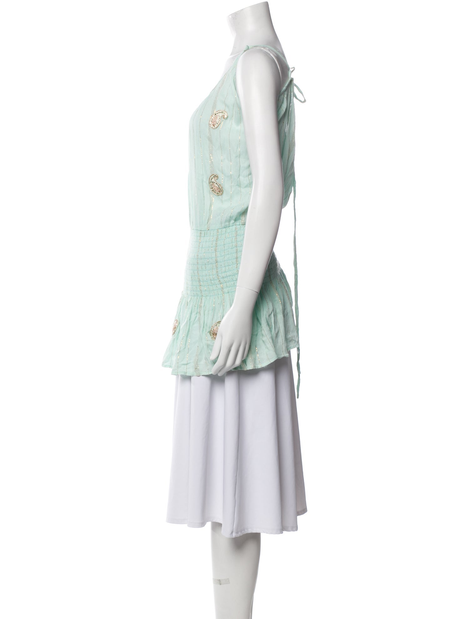 Miss June Printed Scoop Neck Tunic