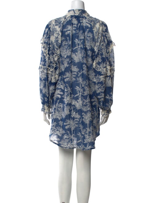 Miss June Floral Print Mini Dress