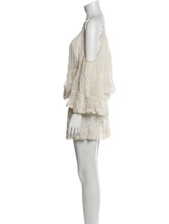 Miss June Square Neckline Mini Dress