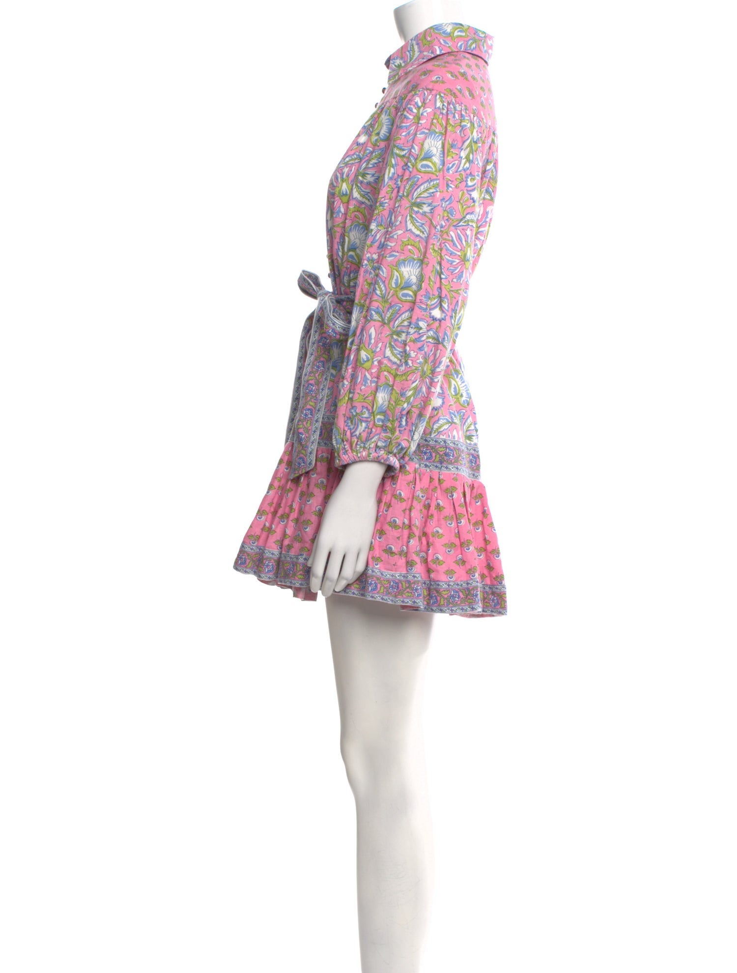 Miss June Paisley Print Mini Dress