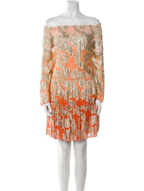 Miss June Printed Mini Dress