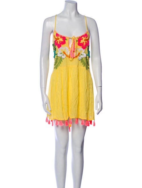 Miss June Scoop Neck Mini Dress