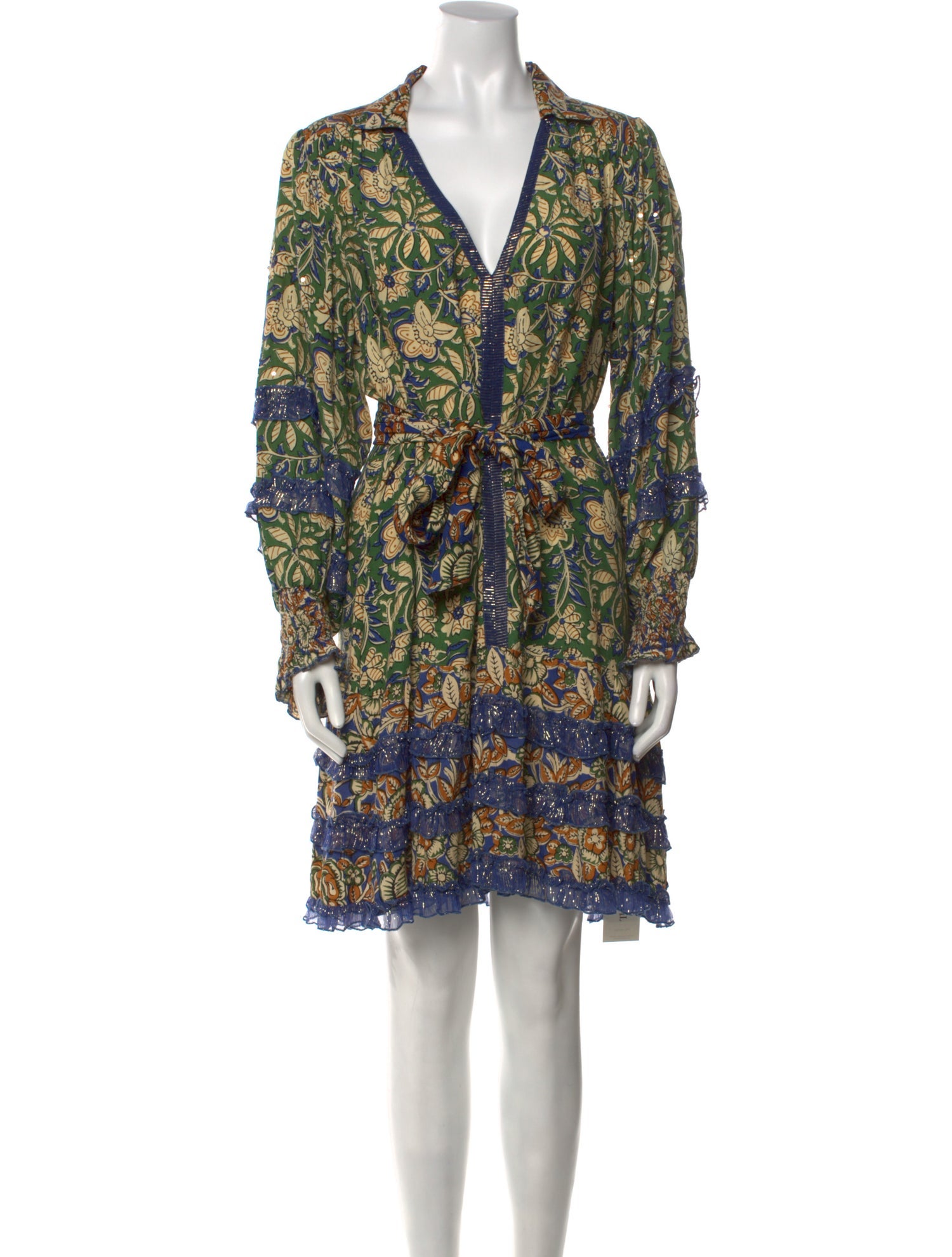 Miss June Printed Knee-Length Dress