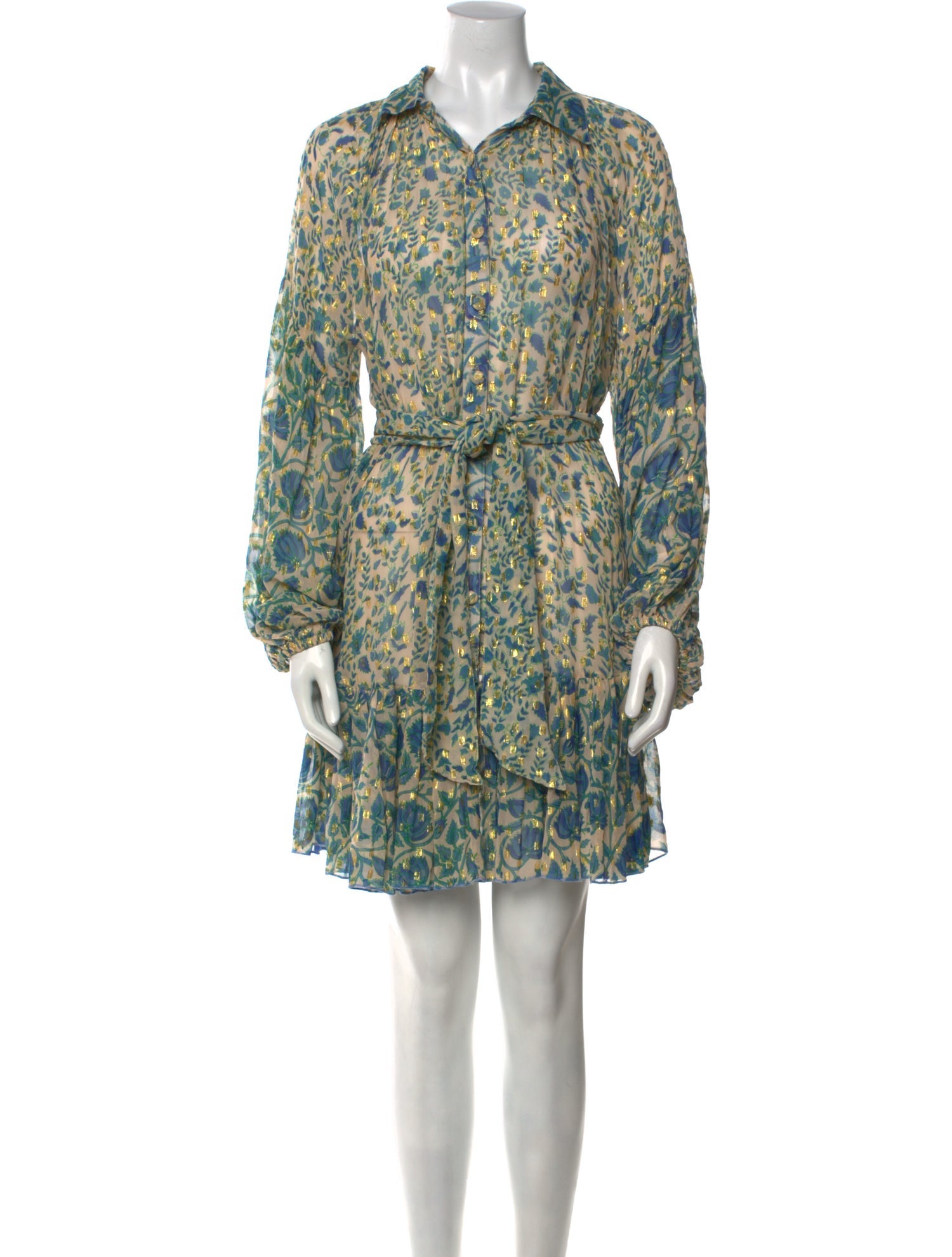 Miss June Printed Knee-Length Dress