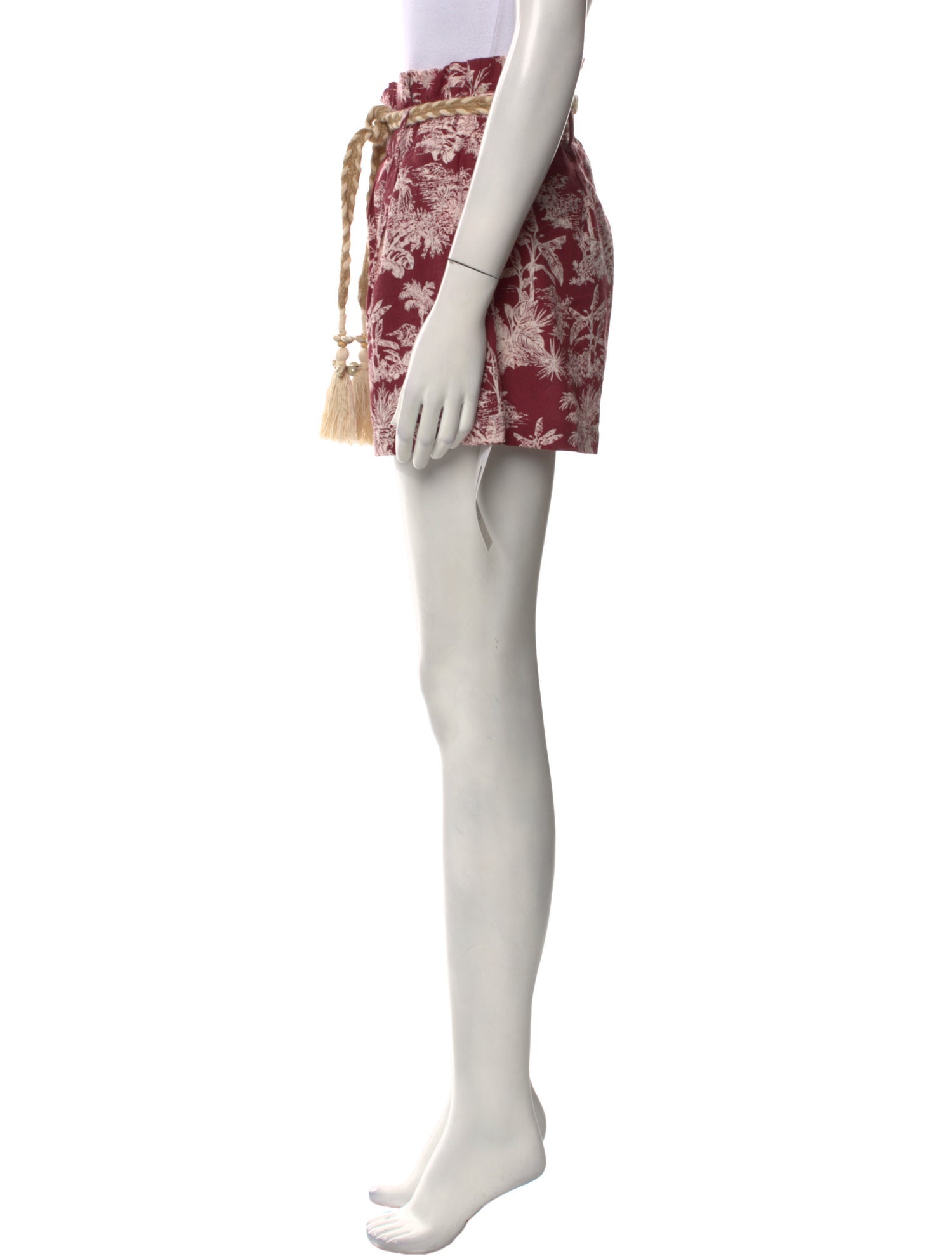 Miss June Printed Mini Shorts