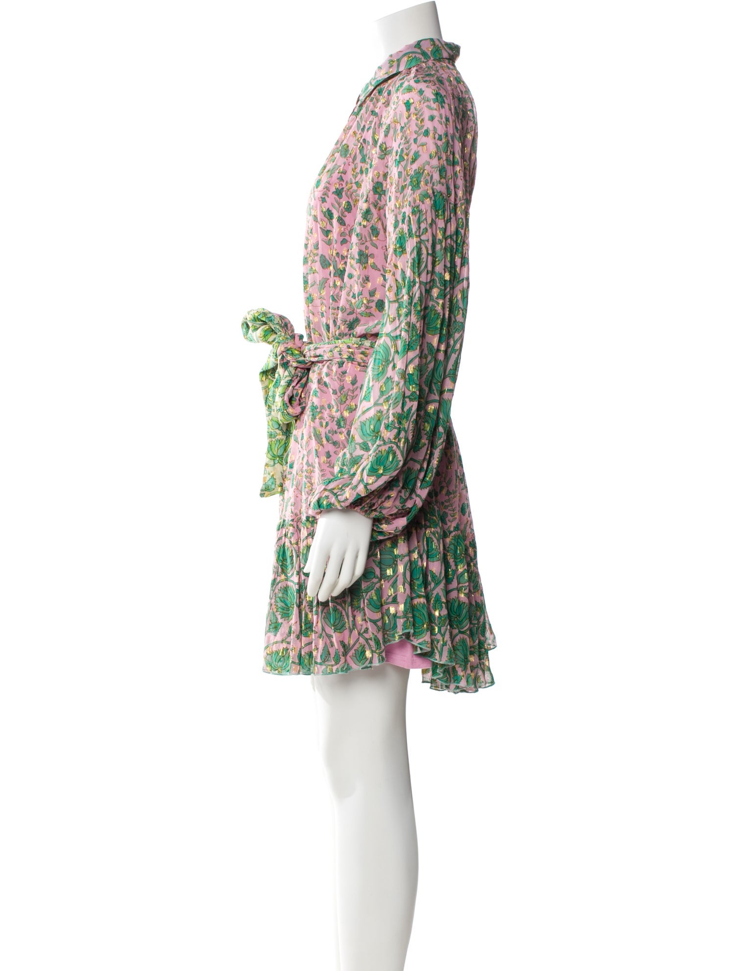 Miss June Printed Knee-Length Dress