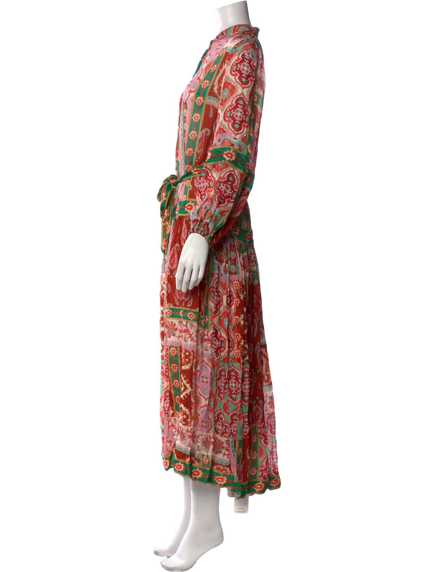 Miss June Printed Long Dress