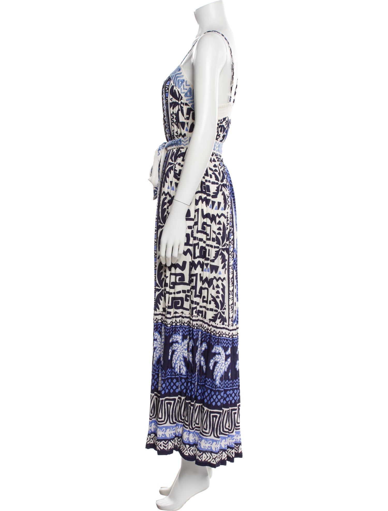 Miss June Printed Long Dress