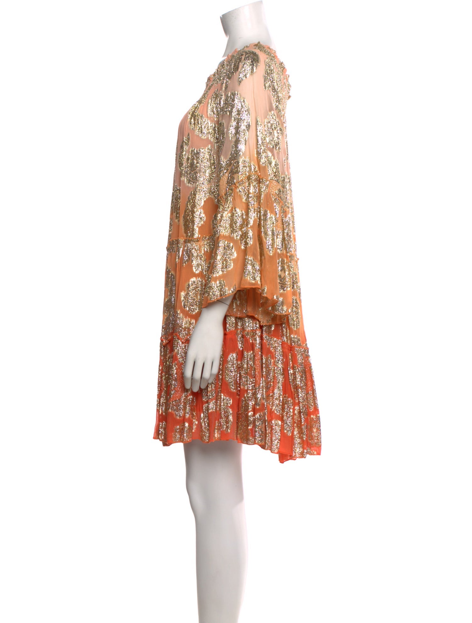 Miss June Printed Mini Dress