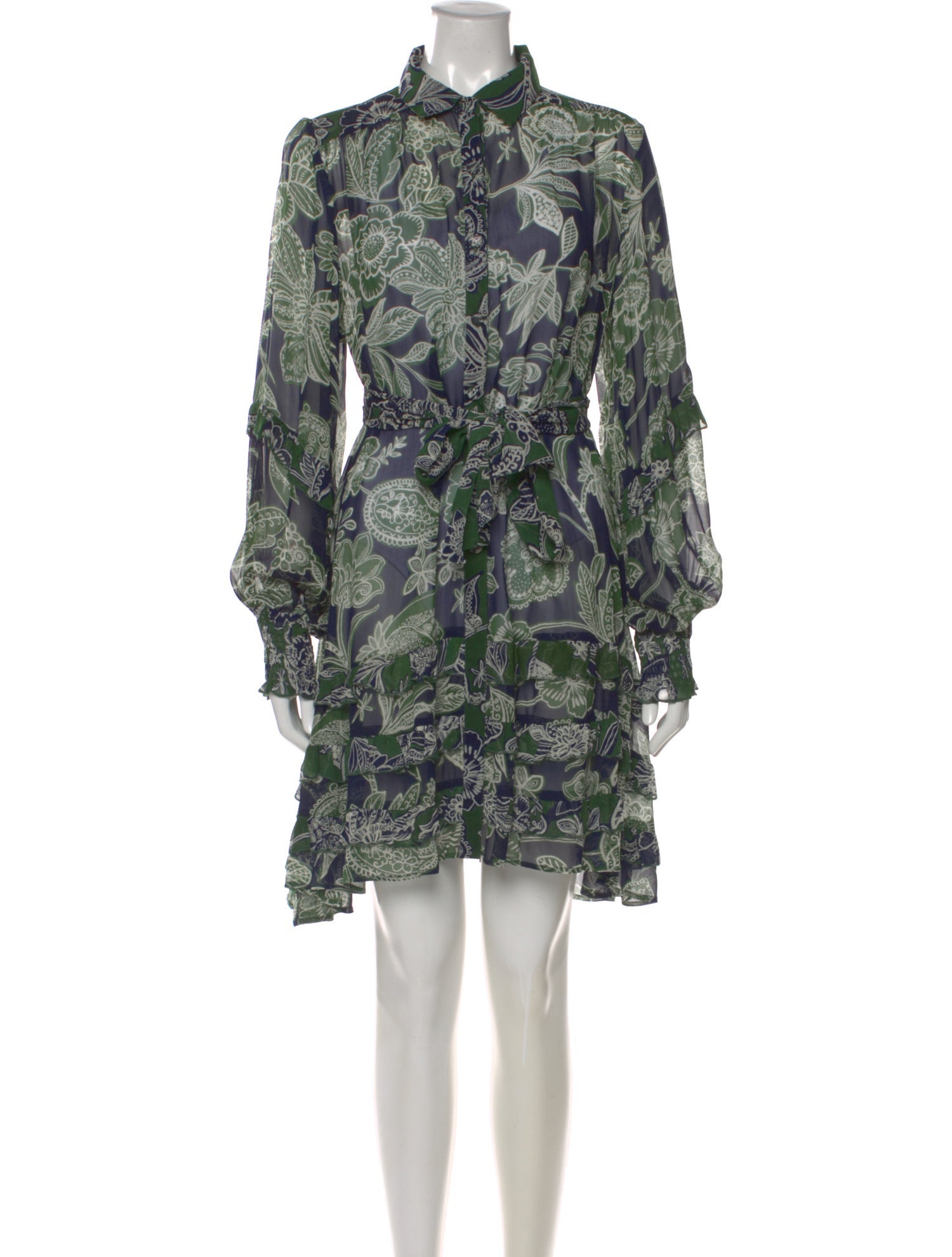 Miss June Floral Print Mini Dress