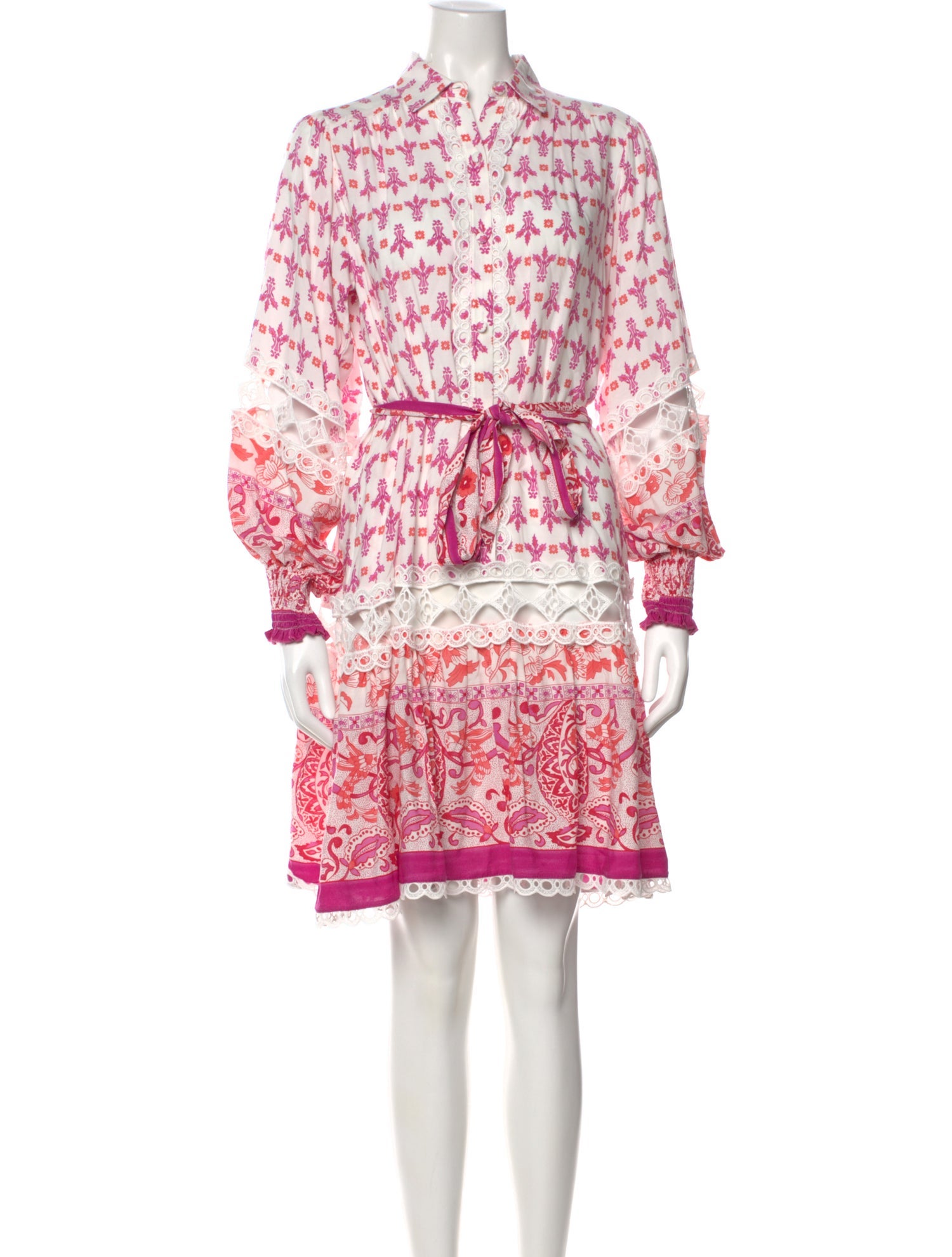 Miss June Printed Knee-Length Dress