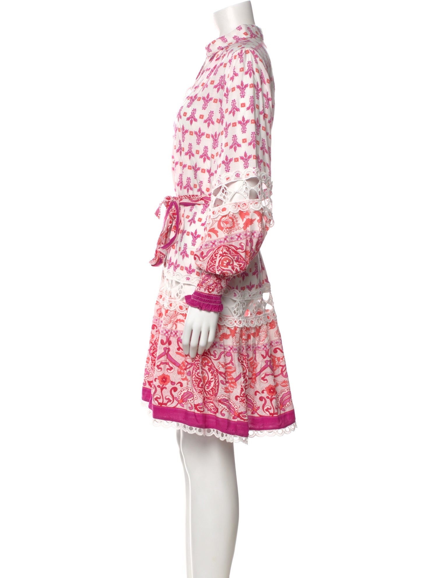 Miss June Printed Knee-Length Dress