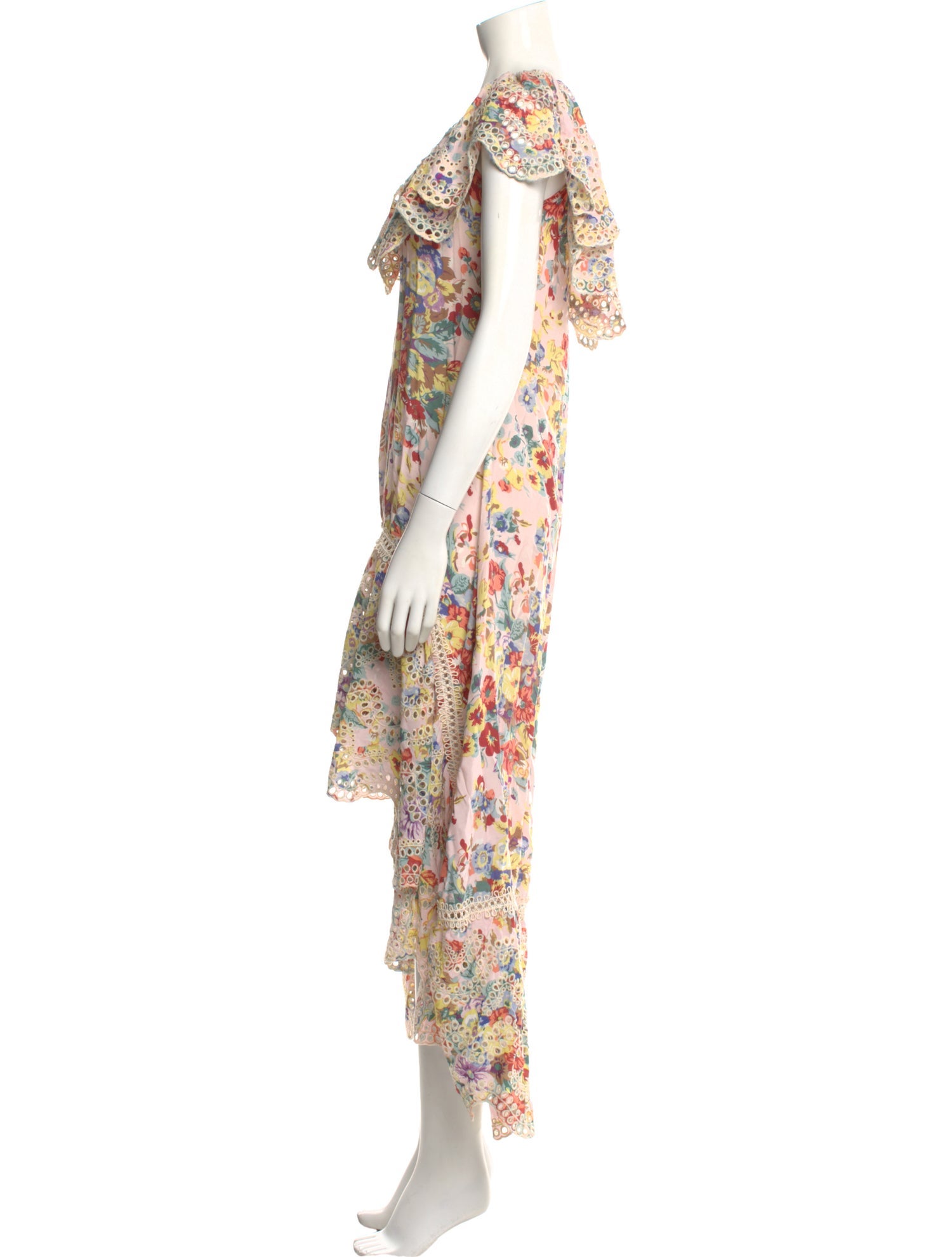 Miss June Floral Print Long Dress