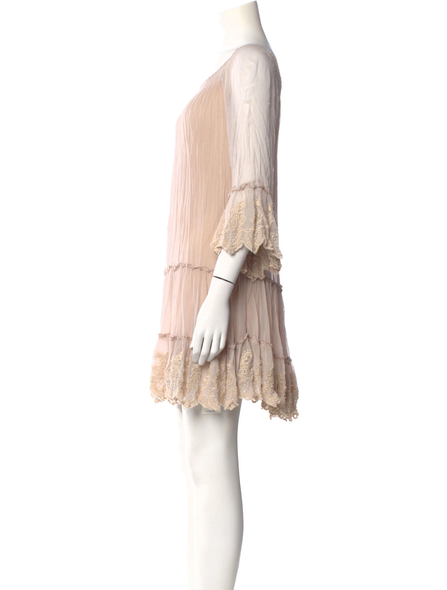 Miss June Scoop Neck Mini Dress