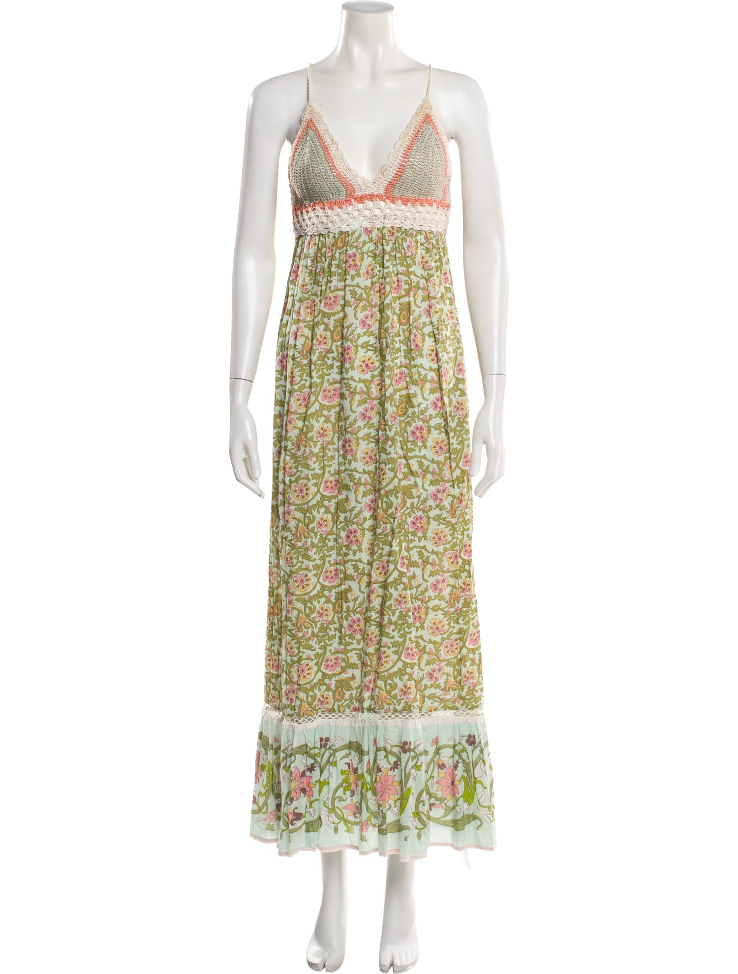 Miss June Printed Long Dress