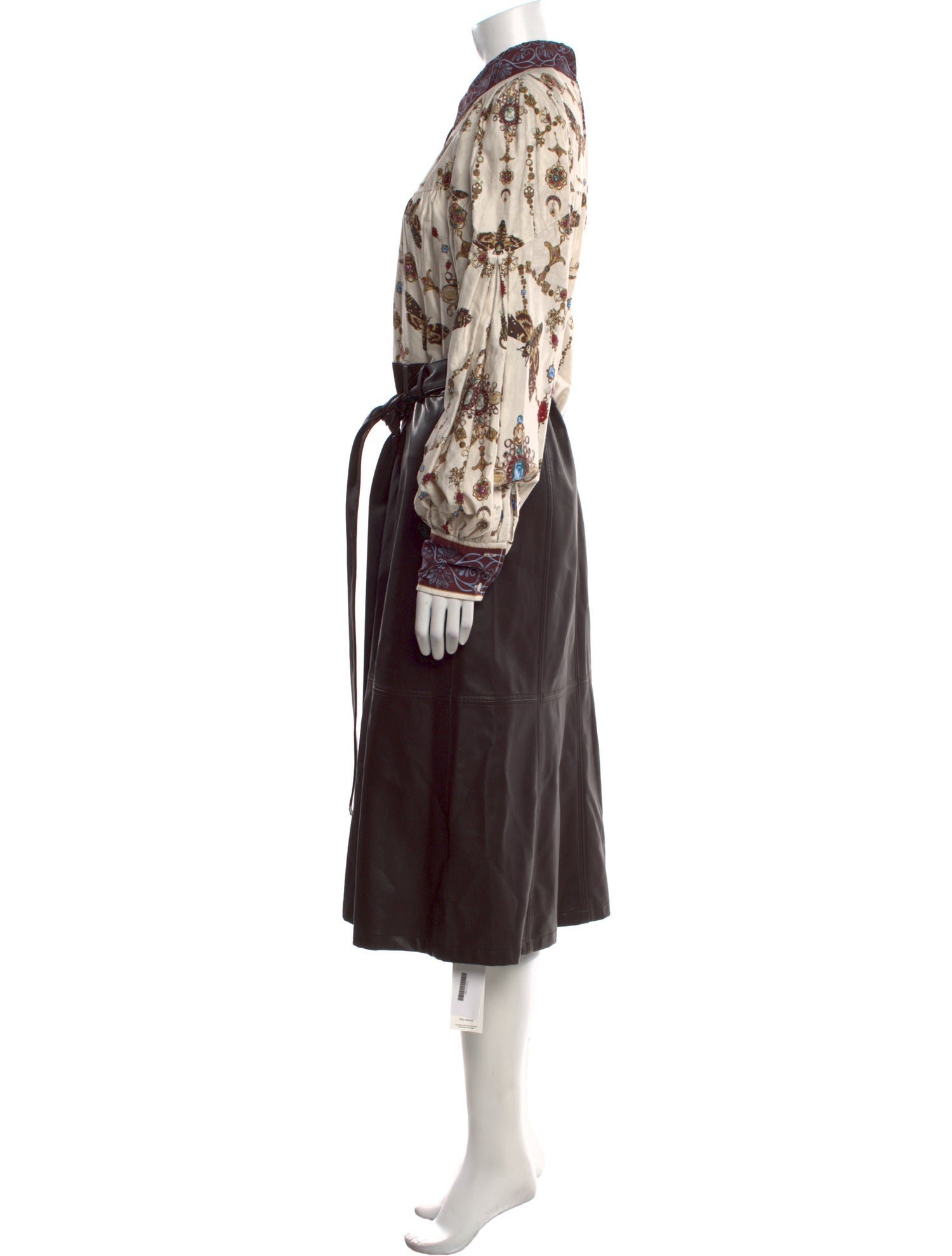 Marchesa Rosa Midi Length Dress