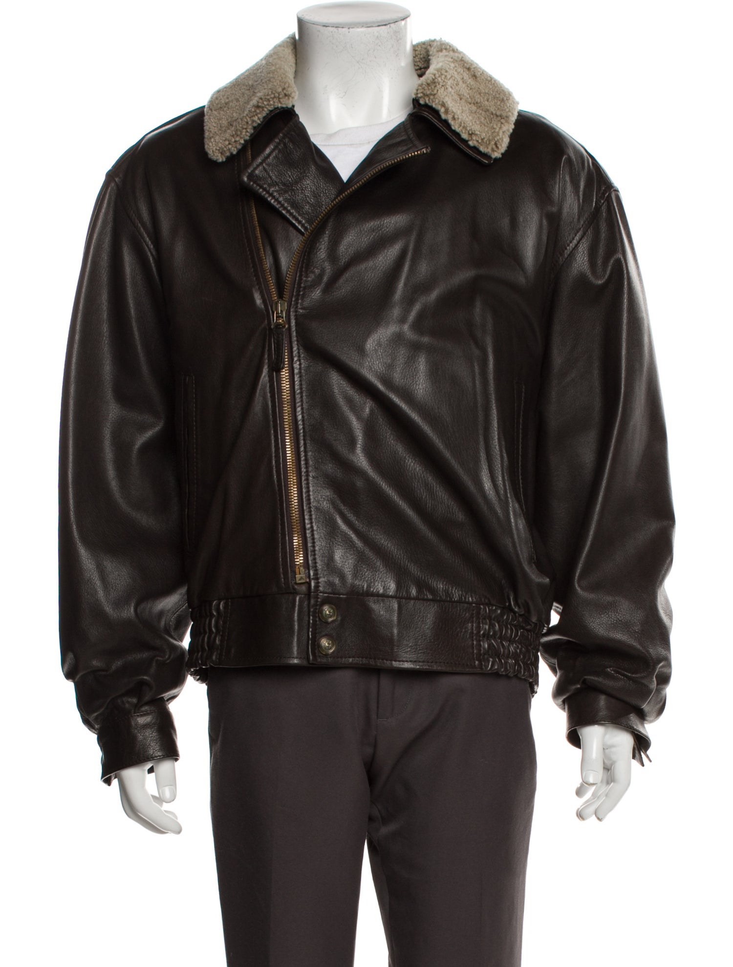 Marco Pierguidi Leather Moto Jacket