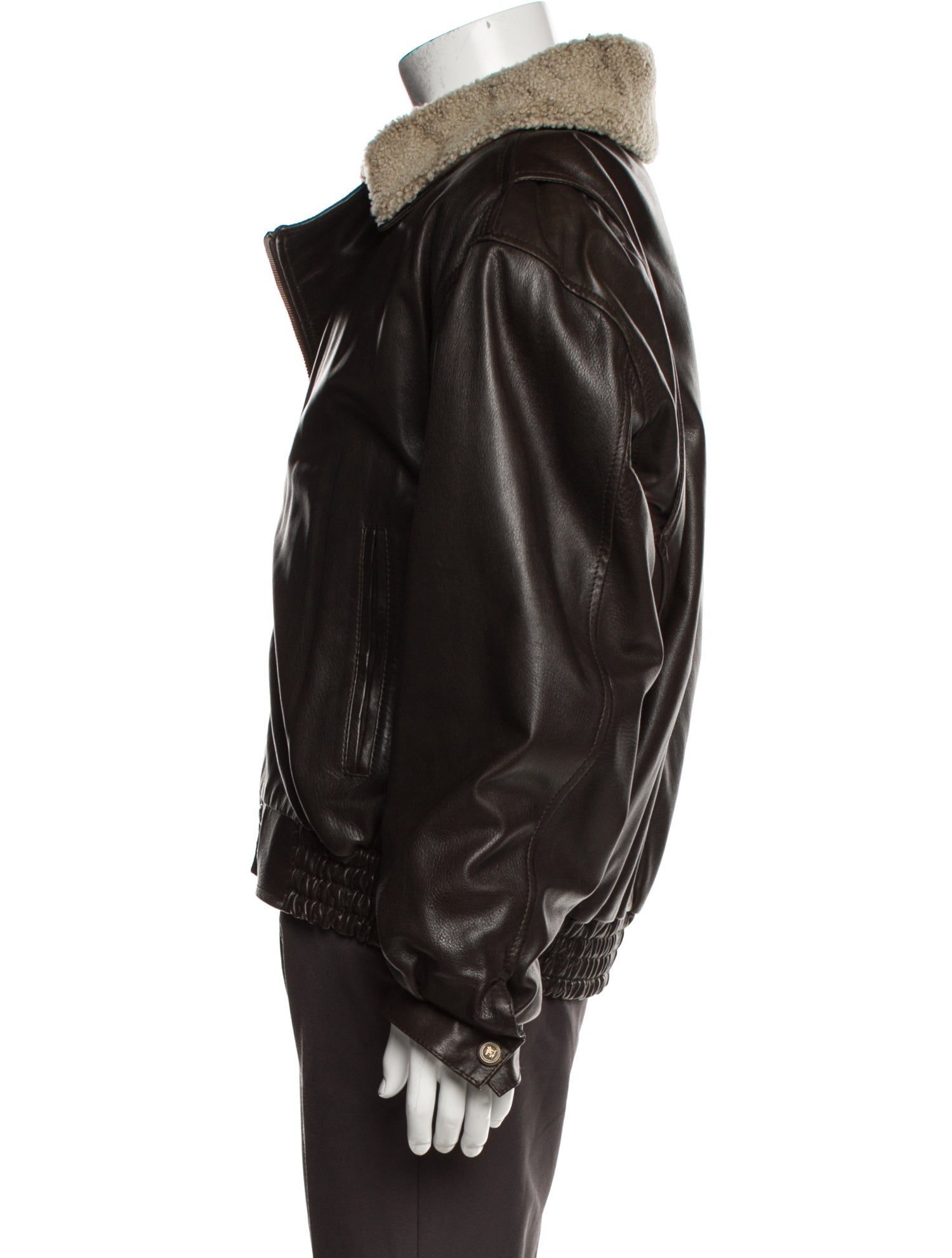 Marco Pierguidi Leather Moto Jacket