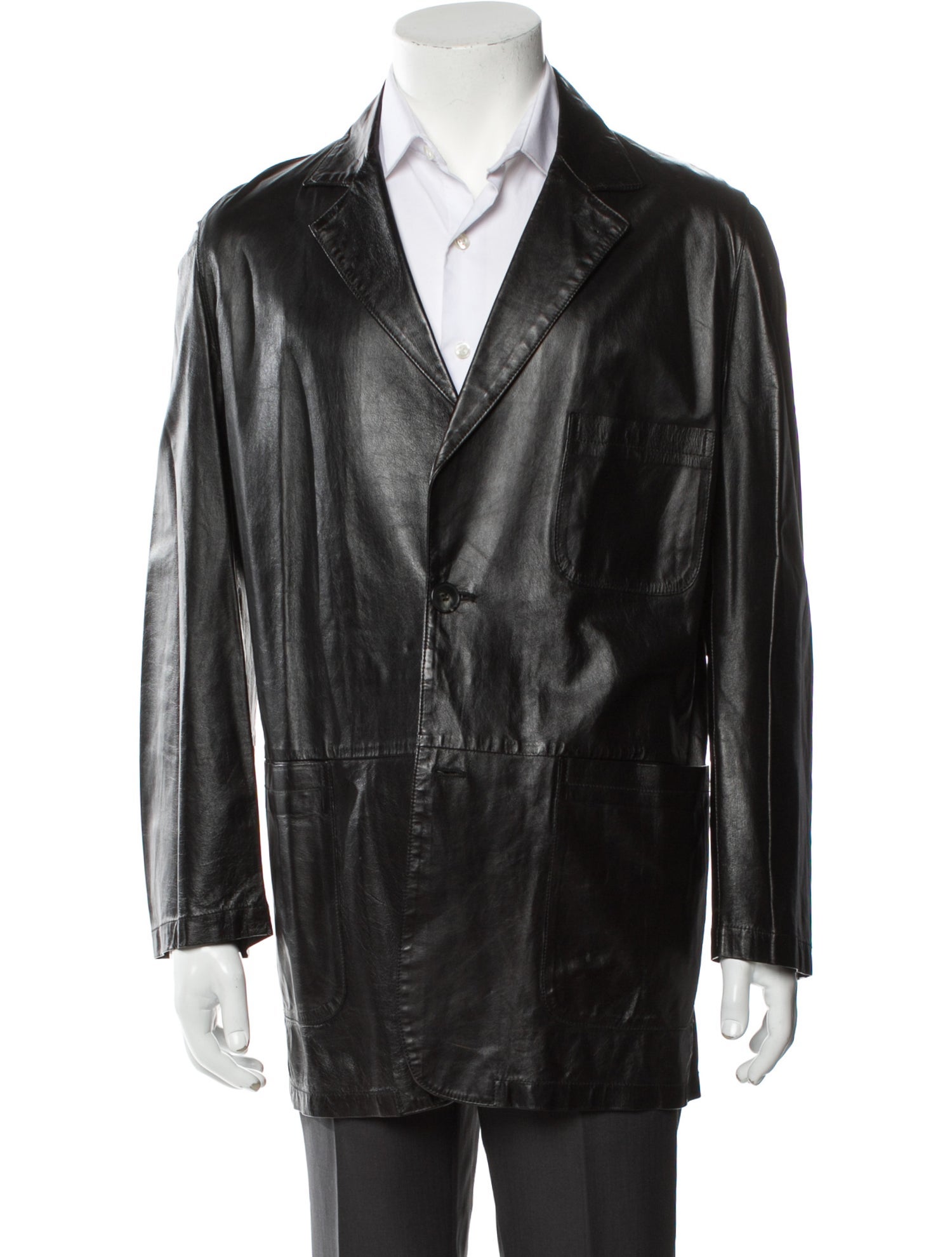 Marco Pierguidi Leather Jacket