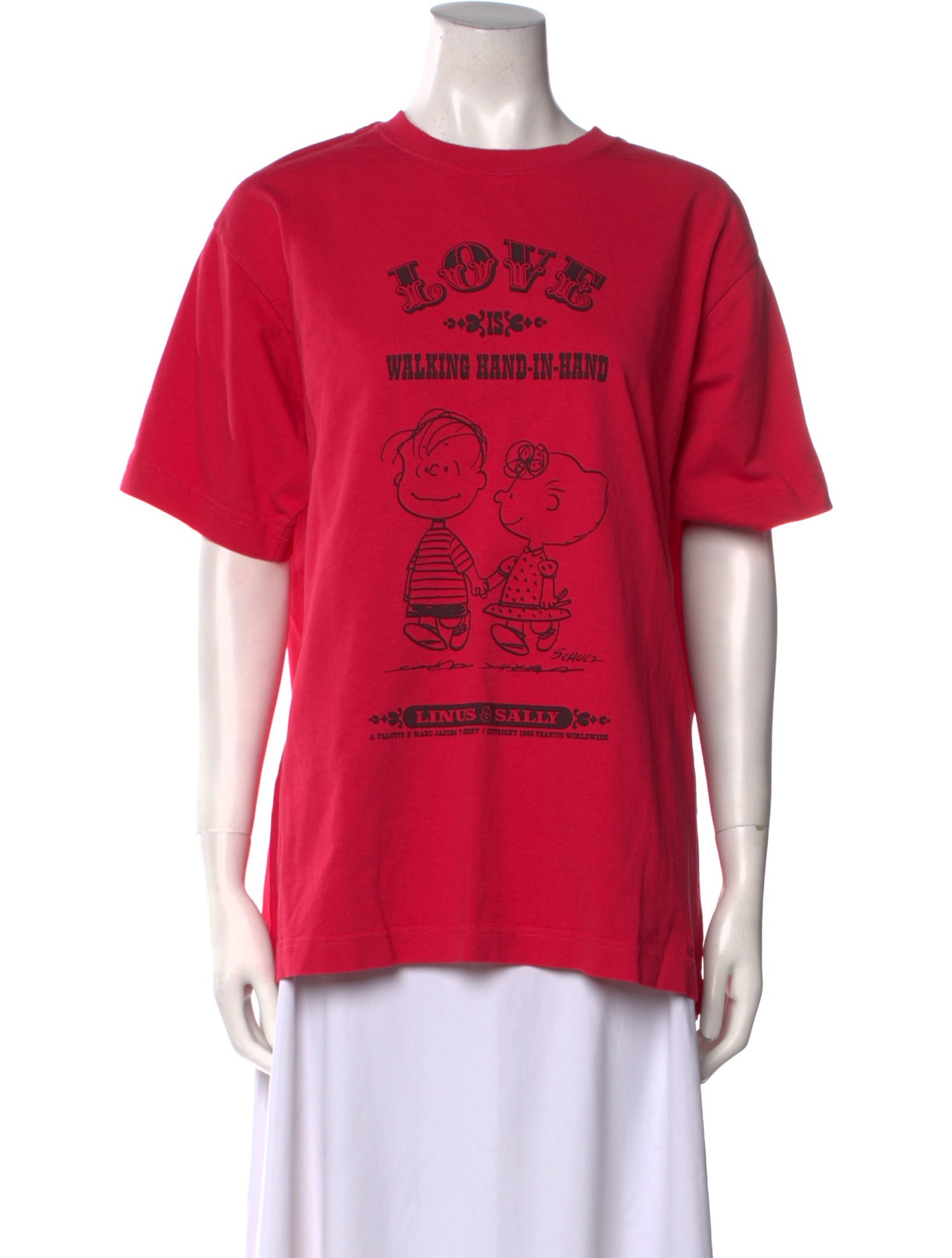 Marc Jacobs x Peanuts Graphic Print Crew Neck T-Shirt