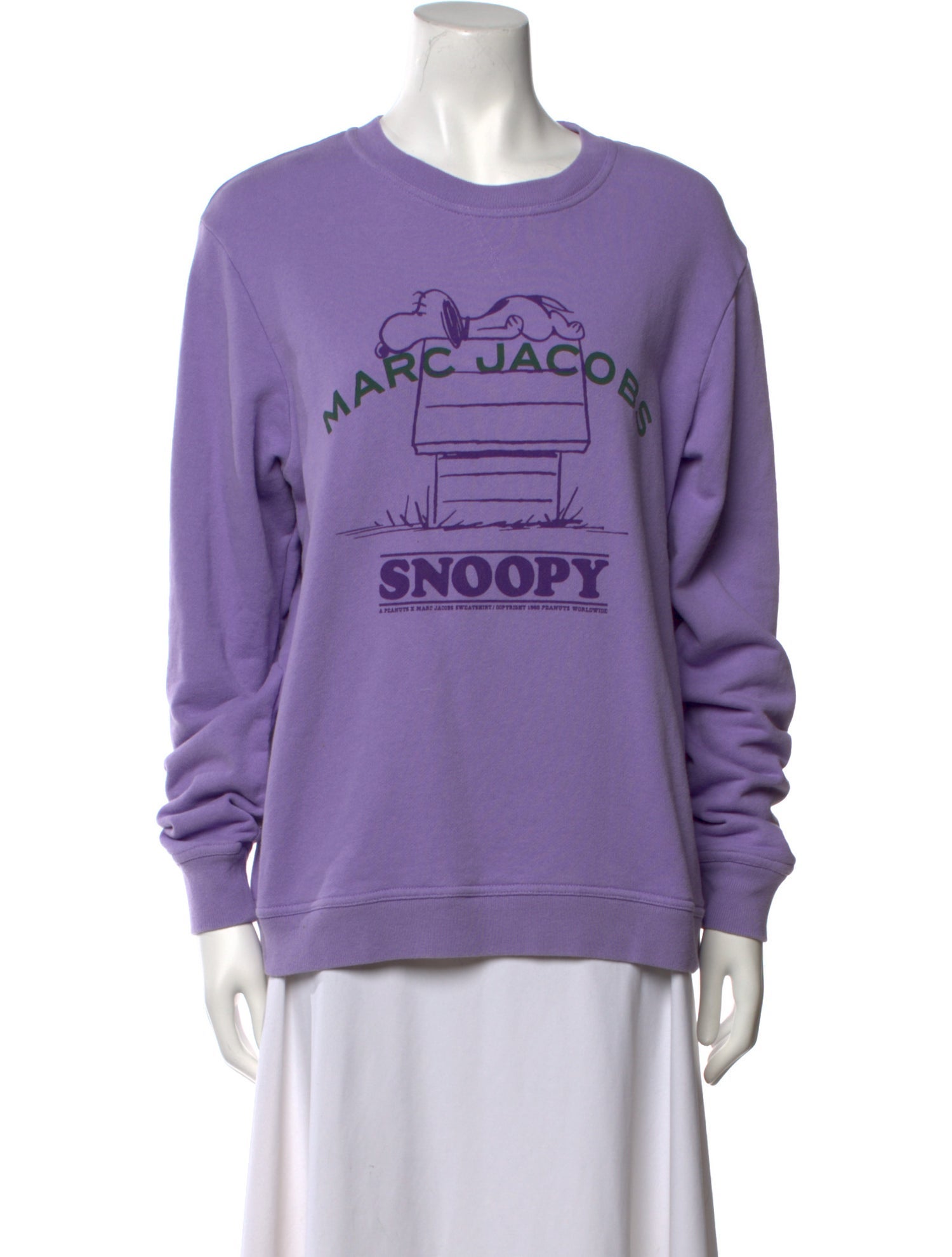 Marc Jacobs x Peanuts Graphic Print Crew Neck Sweatshirt