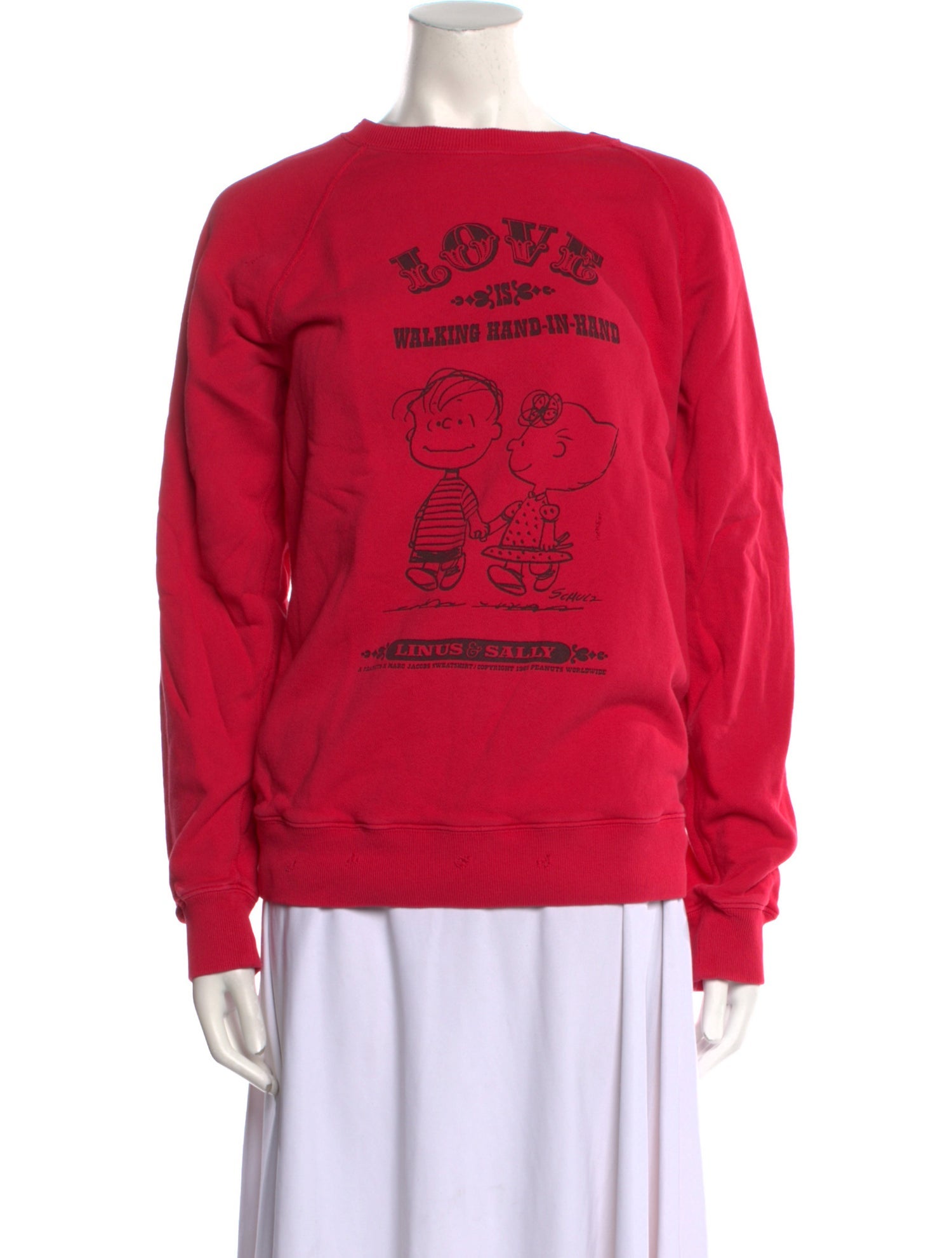 Marc Jacobs x Peanuts Graphic Print Crew Neck Sweatshirt