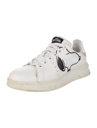 Marc Jacobs x Peanuts Leather Graphic Print Sneakers