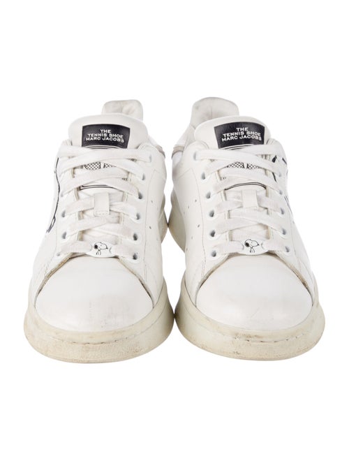 Marc Jacobs x Peanuts Leather Graphic Print Sneakers