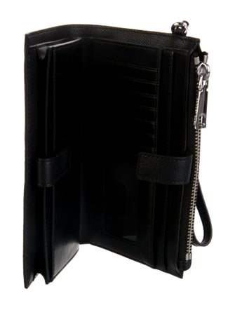 Marc Jacobs x Peanuts Leather Graphic Print Wristlet