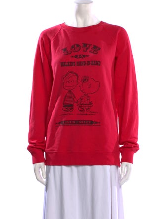 Marc Jacobs x Peanuts Graphic Print Crew Neck Sweatshirt
